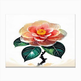 Chinese Flower 1 Canvas Print