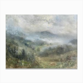 Misty Valley 1 Canvas Print