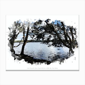 Lake Ainsworth, Byron Bay & Northern Nsw, New South Wales Canvas Print