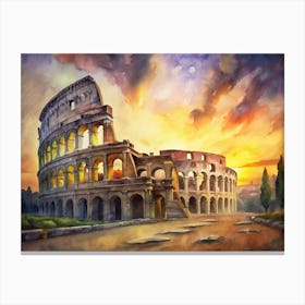 Colossion Canvas Print