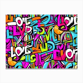 Letters Canvas Print