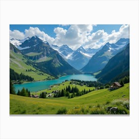 Mountain Panorama Canvas Print