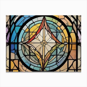 Stained Glass Window Canvas Print