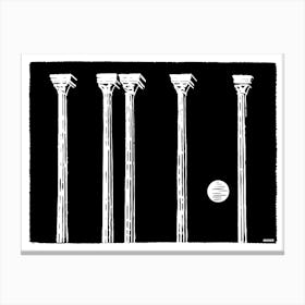 Ancient Columns Canvas Print