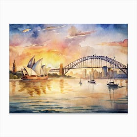 Sydney Harbour Bridge Canvas Print