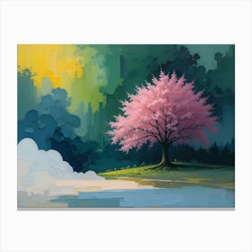 Cherry Blossom Painting 1 Canvas Print