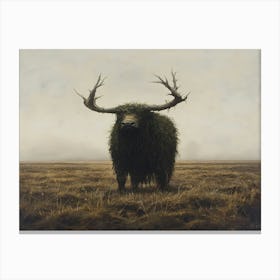 Fat Fantasy Elk Canvas Print