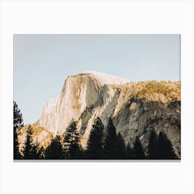 Half Dome Mountain Canvas Print