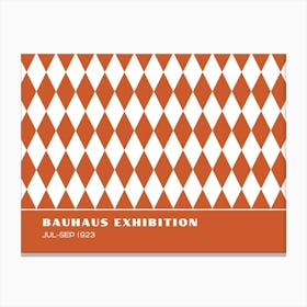 Bauhaus Orange Exhibition 20 Canvas Print