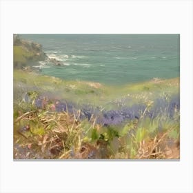 Bluebells By The Sea Canvas Print