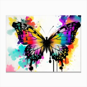 Colorful Butterfly 100 Canvas Print