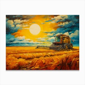 Wheat Harvest Canvas Print