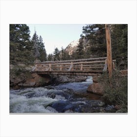 Bridge Over Creek Canvas Print