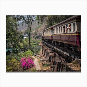The Tourist Train Thailand Canvas Print