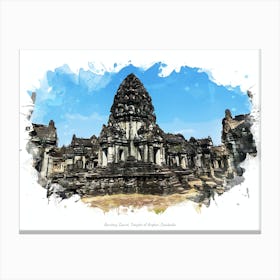 Banteay Samré, Temples Of Angkor, Cambodia Canvas Print