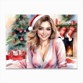 Christmas Girl 2 Canvas Print