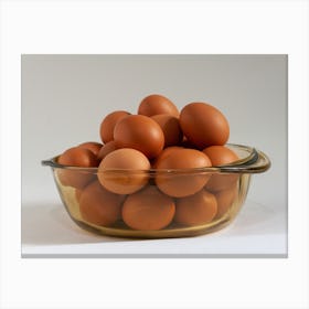 Eggs In A Bowl 3 Canvas Print