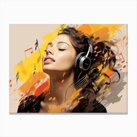 Listening Canvas Print