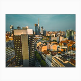 Milan Modern Buildings City Print Canvas Print