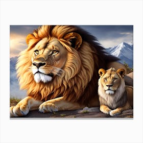 Lions 1 Canvas Print