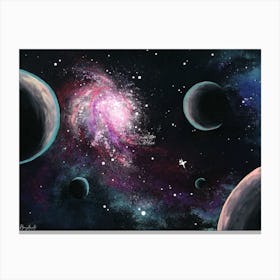 Look Into The Milkyway Canvas Print