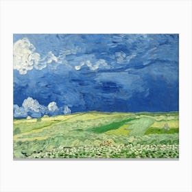 Wheatfield Under Thunderclouds (1890), Vincent Van Gogh Canvas Print