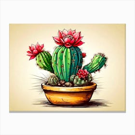 Cactus Canvas Print