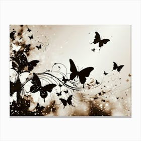 Butterfly Wallpaper 23 Canvas Print
