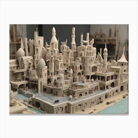 Sand Castle Canvas Print