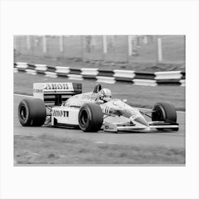 British Racing Driver Nigel Mansell, 1986 Canvas Print