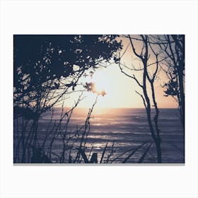 Sunset And Beach_6 Canvas Print