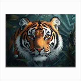 Fantasy Tiger In the Jungle Canvas Print