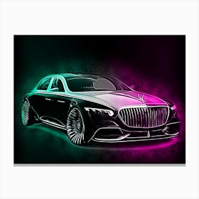 Mercedes Maybach Canvas Print