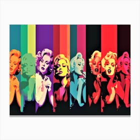 Marilyn Monroe Inspired - Vintage Beauties Canvas Print