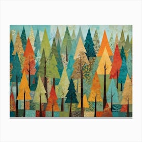 Forest Of Trees 1 Canvas Print