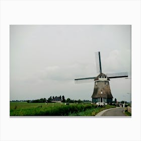 The Windmill At Volendam, Netherlands Canvas Print