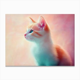 Cute Kitten Canvas Print