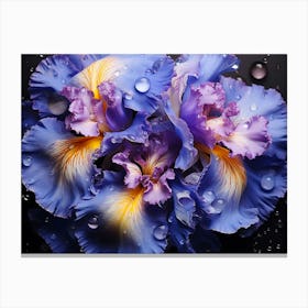 Blue Iris 11 Canvas Print