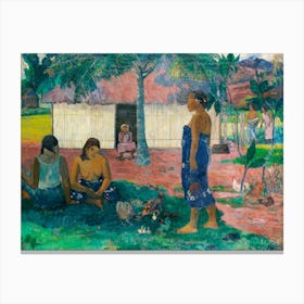 Why Are You Angry (1896), Paul Gauguin Canvas Print