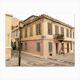 House in the Plaka of Athens Canvas Print