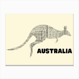 Australian Kangaroo Canvas Print