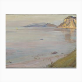 Gulf Of Naples, 1905, By Magnus Enckell Canvas Print