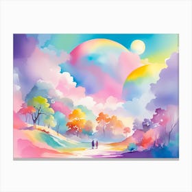 Rainbows In The Sky Canvas Print