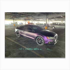 Purple Audi Rs5 3 Canvas Print