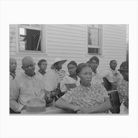 Untitled Photo, Possibly Related To Wives Of Fsa (Farm Security Administration) Clients Listening To Canvas Print