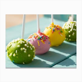 Cake Pops Canvas Print