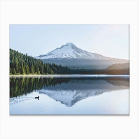 Mount Hood Oregon Reflection Lake Canvas Print