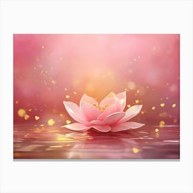 Lotus Flower 1 Canvas Print