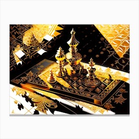 Chess Set Canvas Print