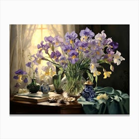 Irises Canvas Print